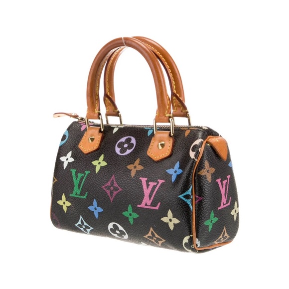 LOUIS VUITTON Multicolored Monogram Nano Mini Speedy HL Bag - Picture 2 of 7